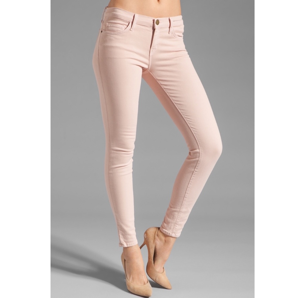 Current Elliot The Ankle Skinny In Rose Smoke